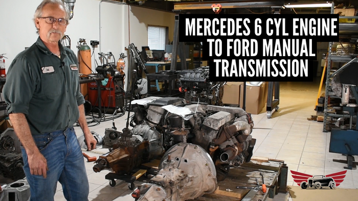 Mercedes 6 Cyl Engine to Ford Manual Transmission