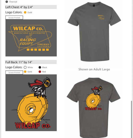 Short Sleeve Men’s Wilcap Fly Wheel T-Shirt