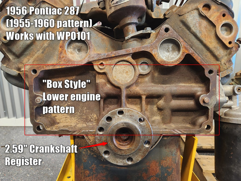 WPO101 1955-1960 Pontiac V8 to 1997 and Older (SBC style) Chevy V8 Automatic