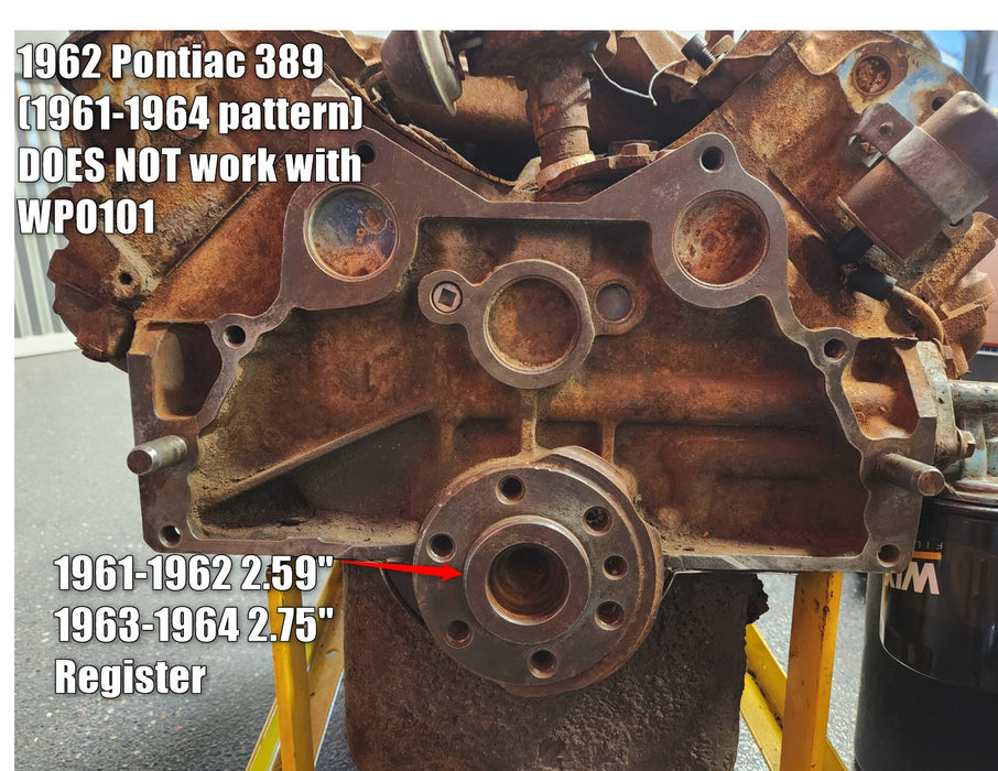 WPO101 1955-1960 Pontiac V8 to 1997 and Older (SBC style) Chevy V8 Automatic