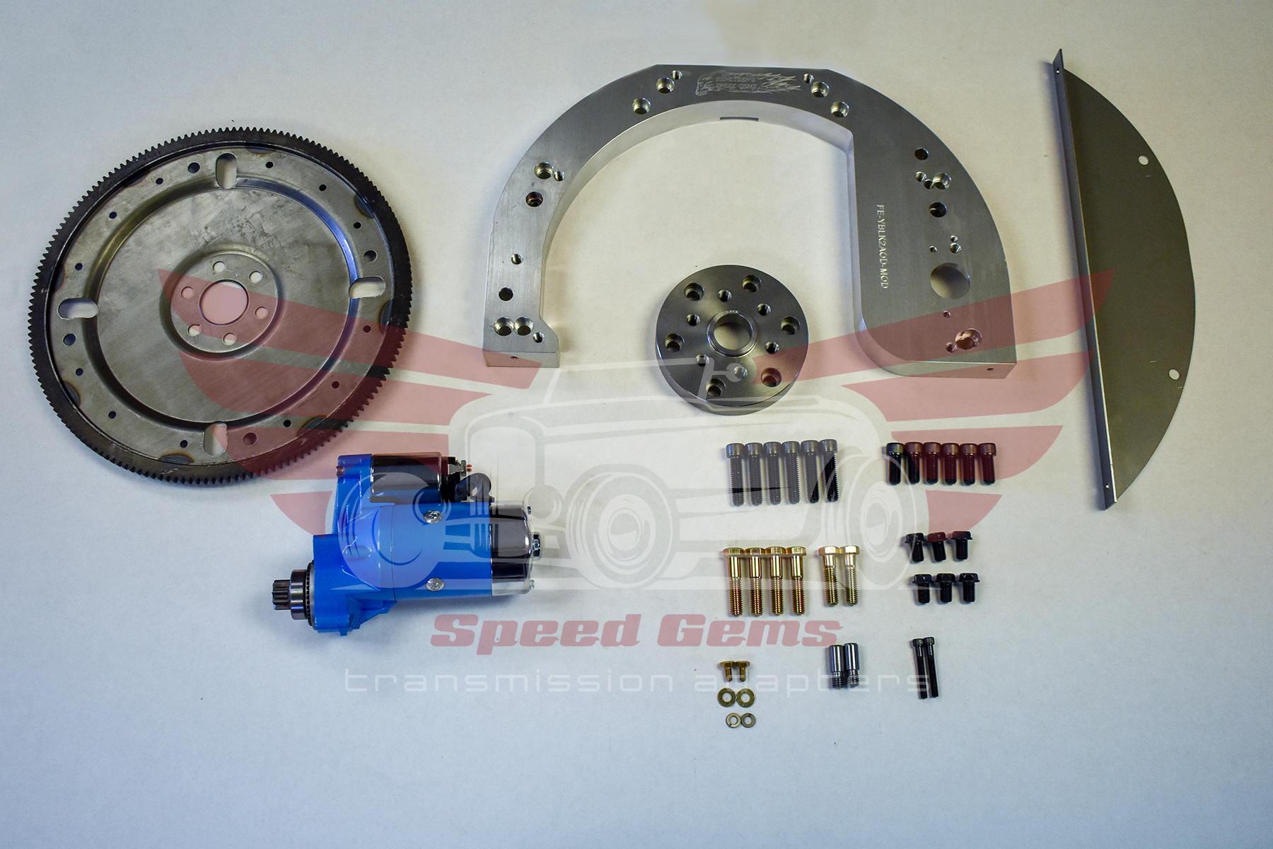 FO203 Ford FE 352/360/390/406/427 to Ford Modular Automatic Transmission Adapter Kit