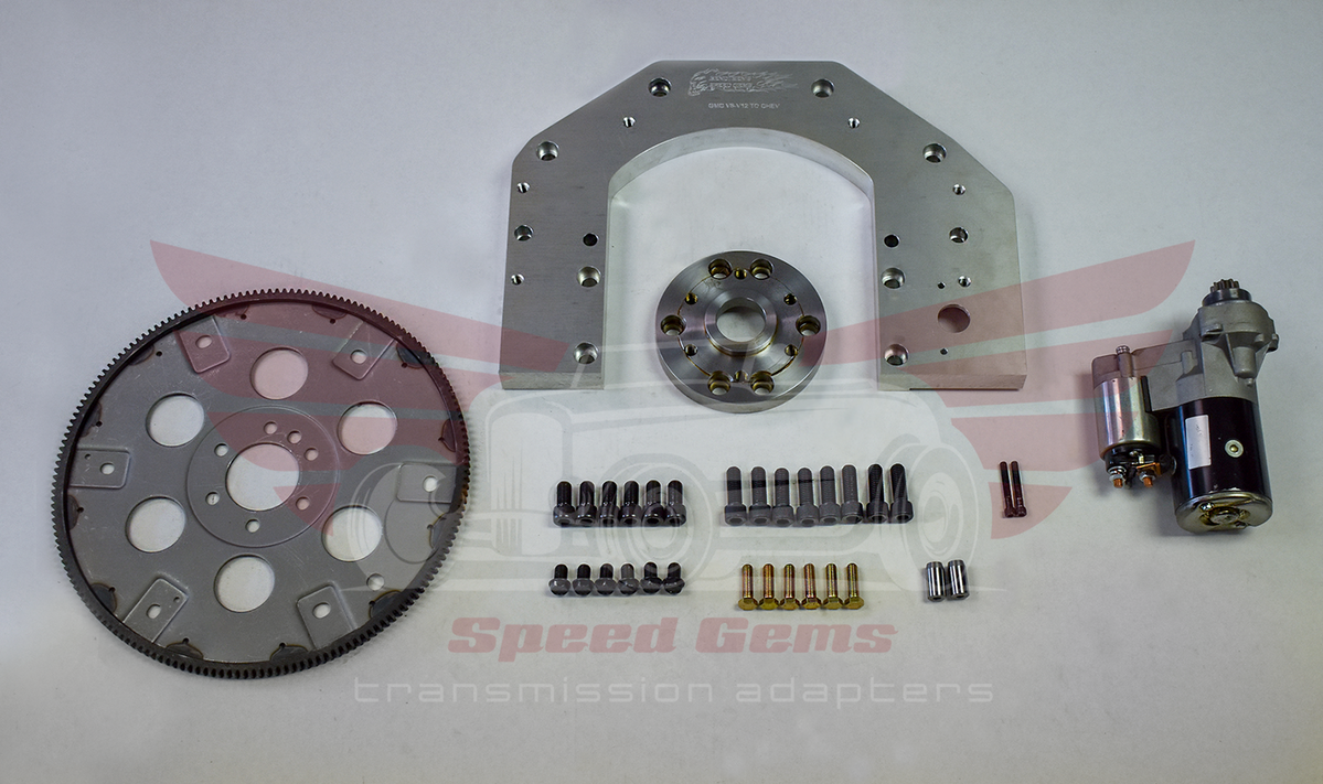thumbnail image 2 of Speedway Motors Transmission Adapter Plate – GM 2.8/3.4 V6 To TH350/2004R/700R4/4L60 2 of 4