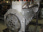 HU102 Hudson 308 to Chevy automatic transmission adapter installed on engine — bellhousing view