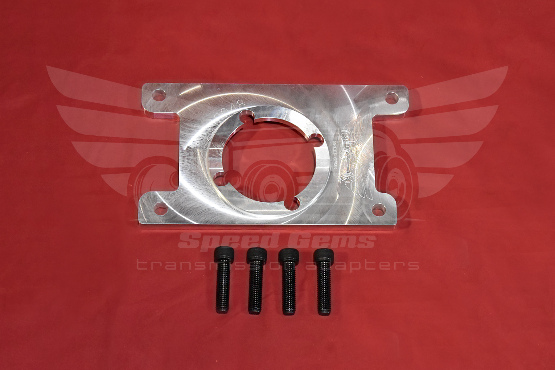 MT101 Chevy 3 or 4-speed bellhousing to 1984-1992 Chevy S10 T5 transmission adapter plate with mounting hardware