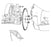 WMO701 Mopar big block to Chevy automatic transmission adapter — installation technical diagram